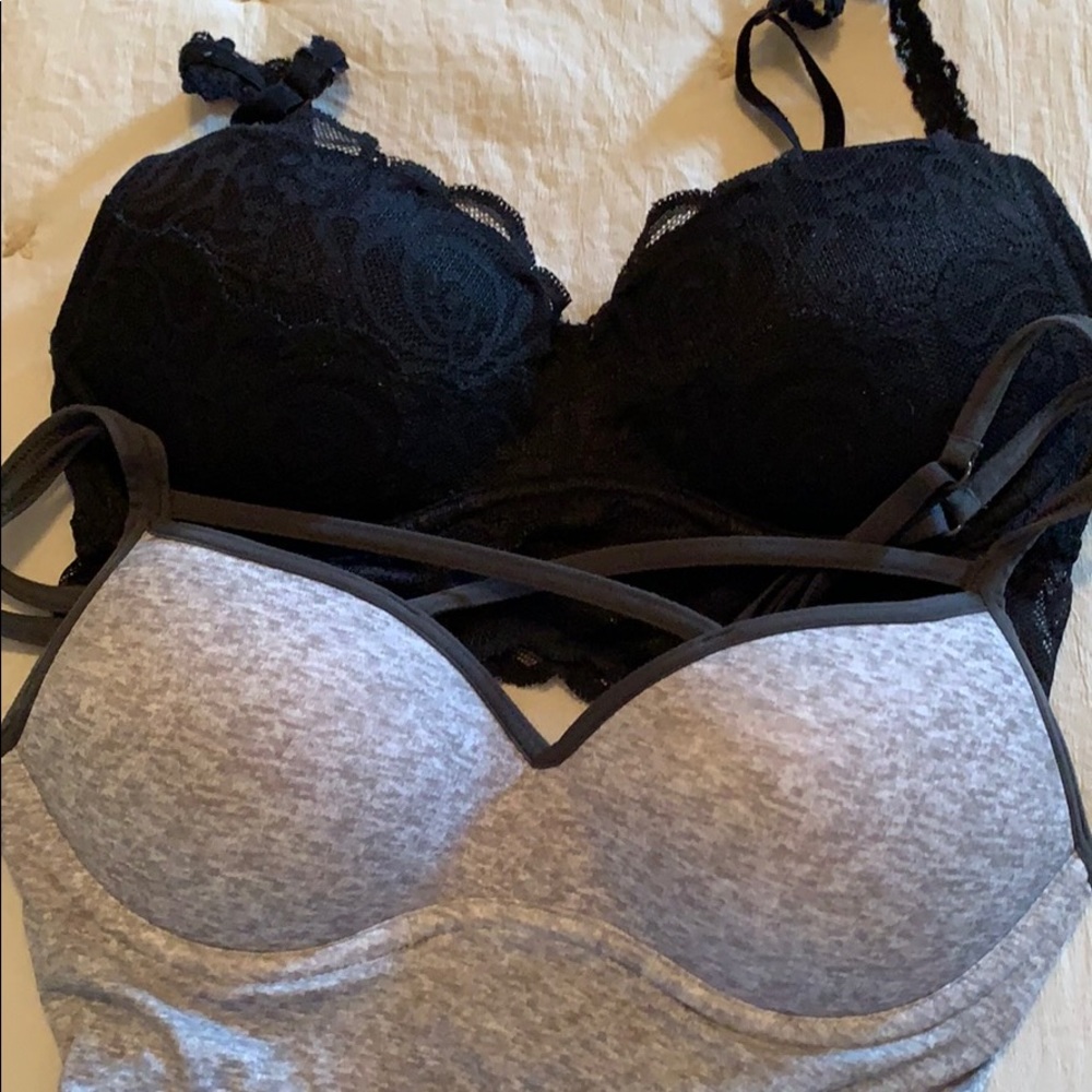 PINK push-up bralette bundle
